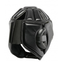 Casque sports de combat derrière