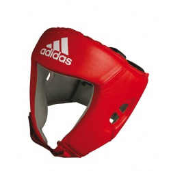 Casque de boxe anglaise rouge