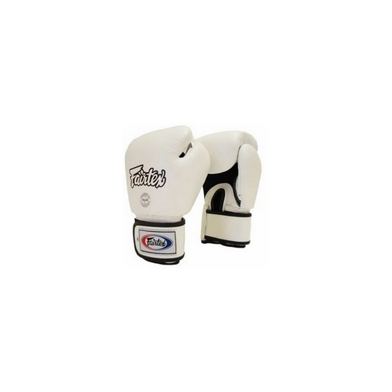 Gants de Boxe d'entrainement FAIRTEX FXV1 Blanc 