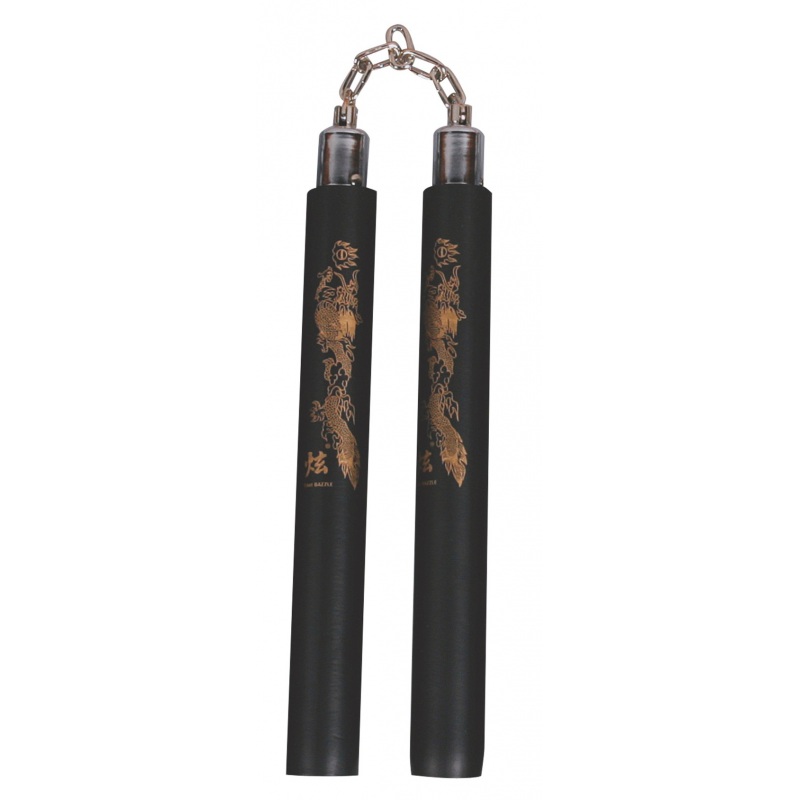 Nunchaku a chaine mousse 30cm