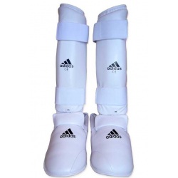 Protège Tibias Pieds Blancs Adidas 